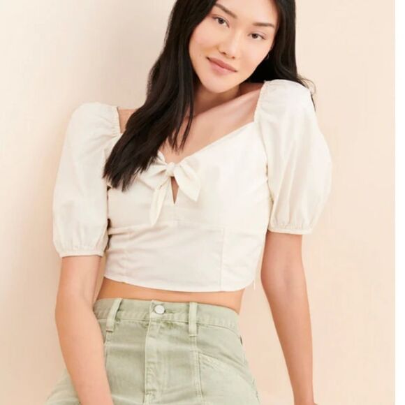 NWT Vero Mode Crop Top Organic Cotton Sz XS - Picture 1 of 11